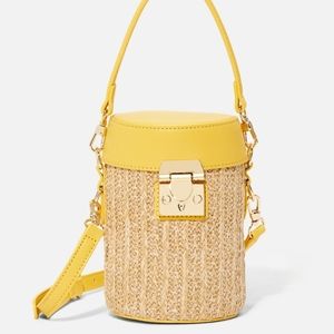 Yellow Summer Cantina Crossbody Purse